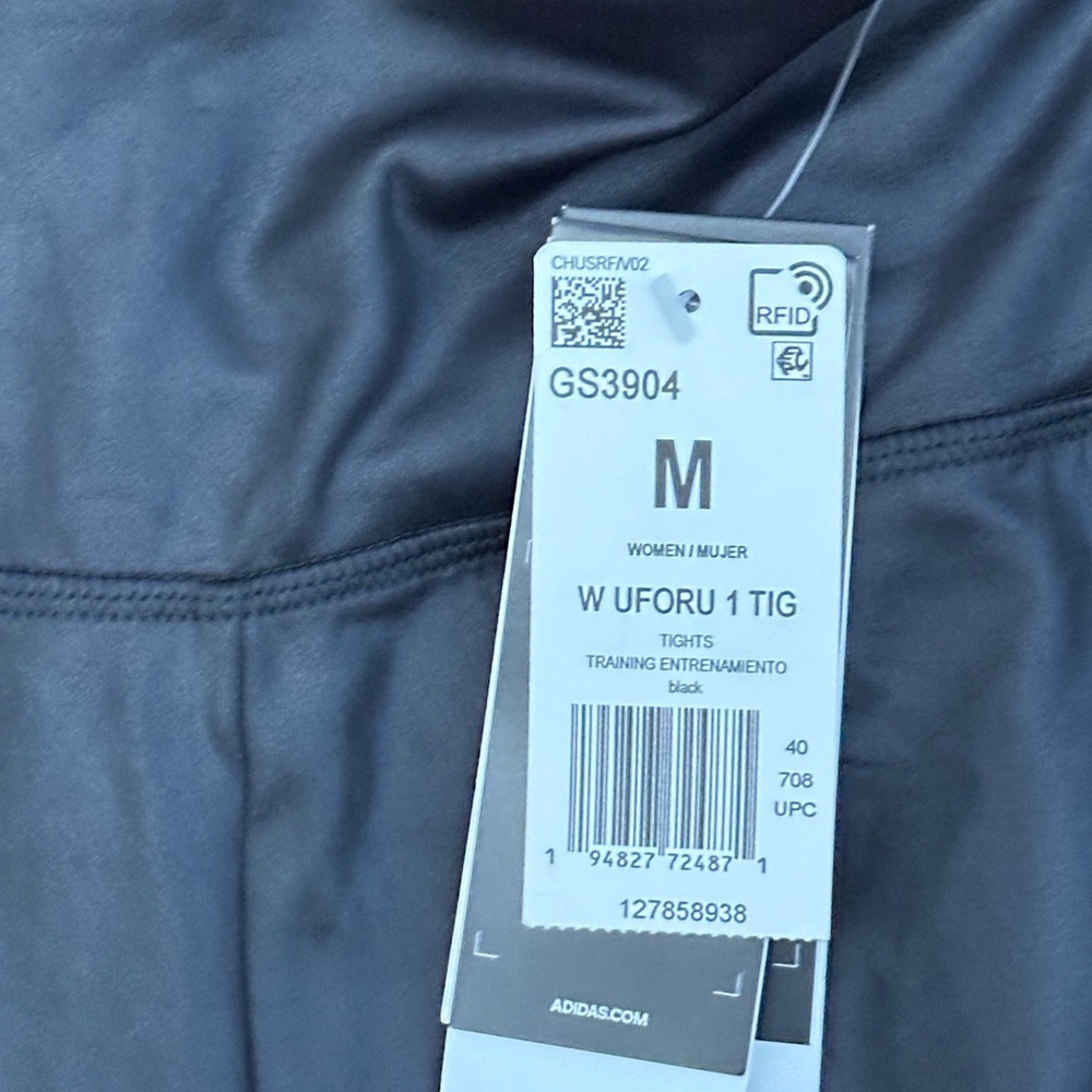 Adidas Black Performance Leggings - Picture 4 of 7
